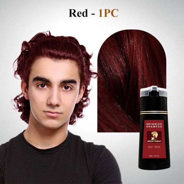 Instant Result Hair Dye Shampoo🧔🏻Suitable for beard🥳