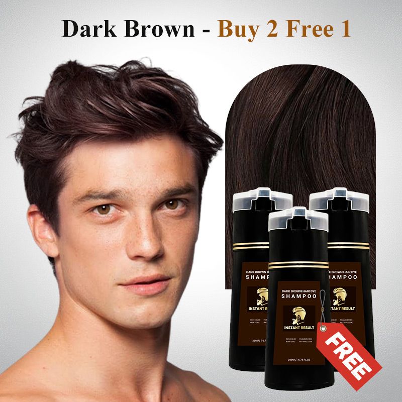 Instant Result Hair Dye Shampoo🧔🏻Suitable for beard🥳