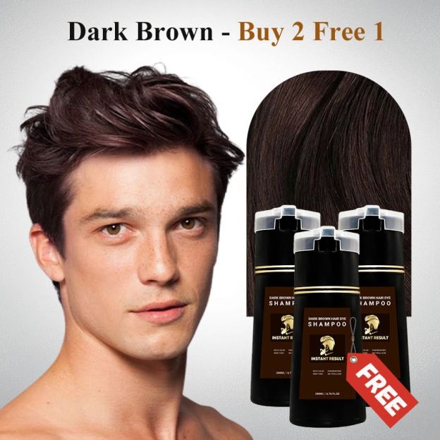Instant Result Hair Dye Shampoo🧔🏻Suitable for beard🥳
