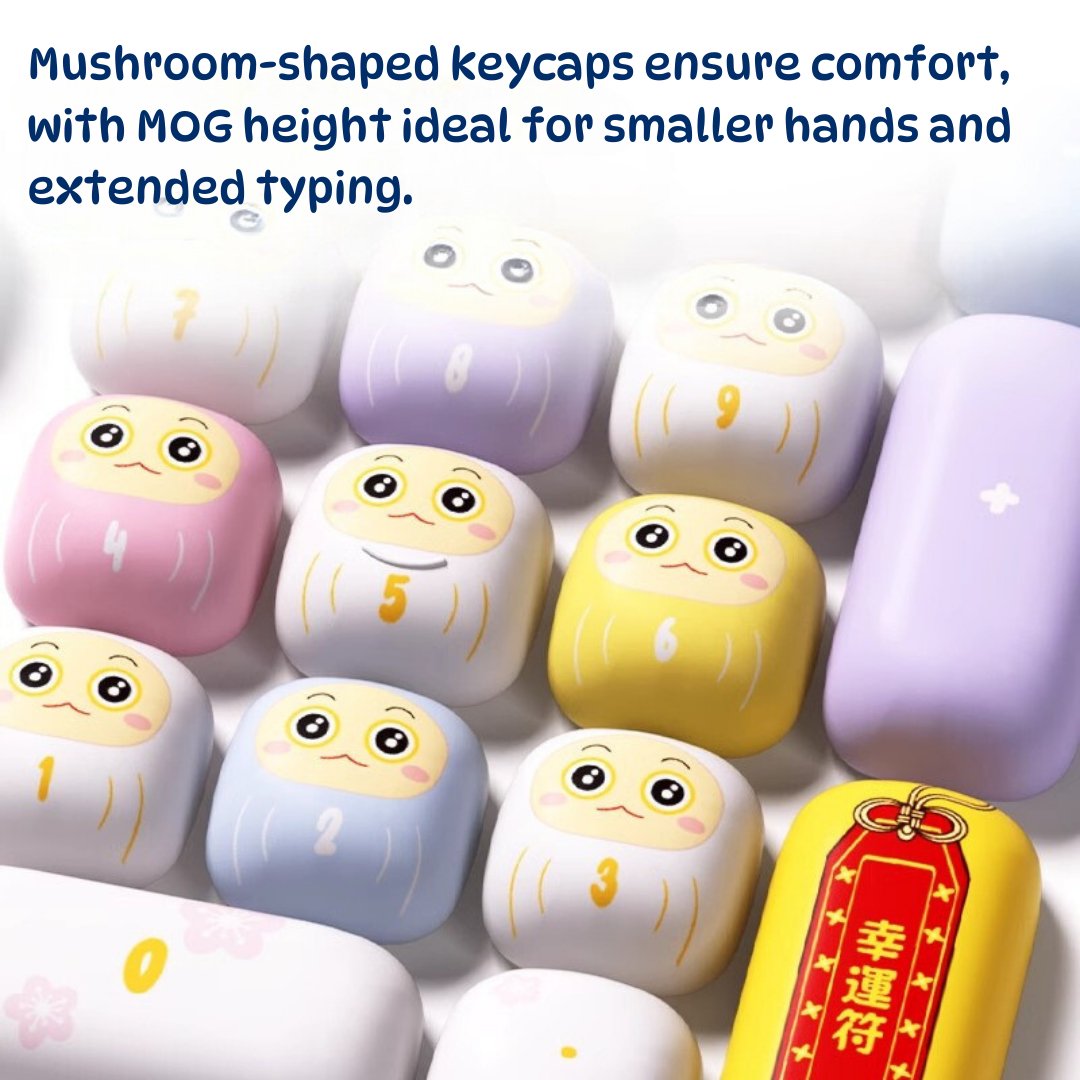 WonderBun Toasted Bread DIY Keycaps Limited Edition - DIYative