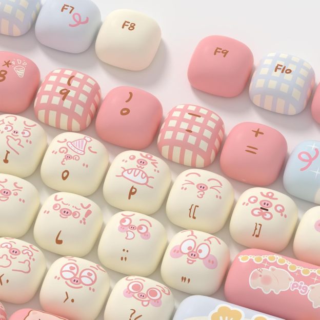 WonderBun Toasted Bread DIY Keycaps Limited Edition - DIYative