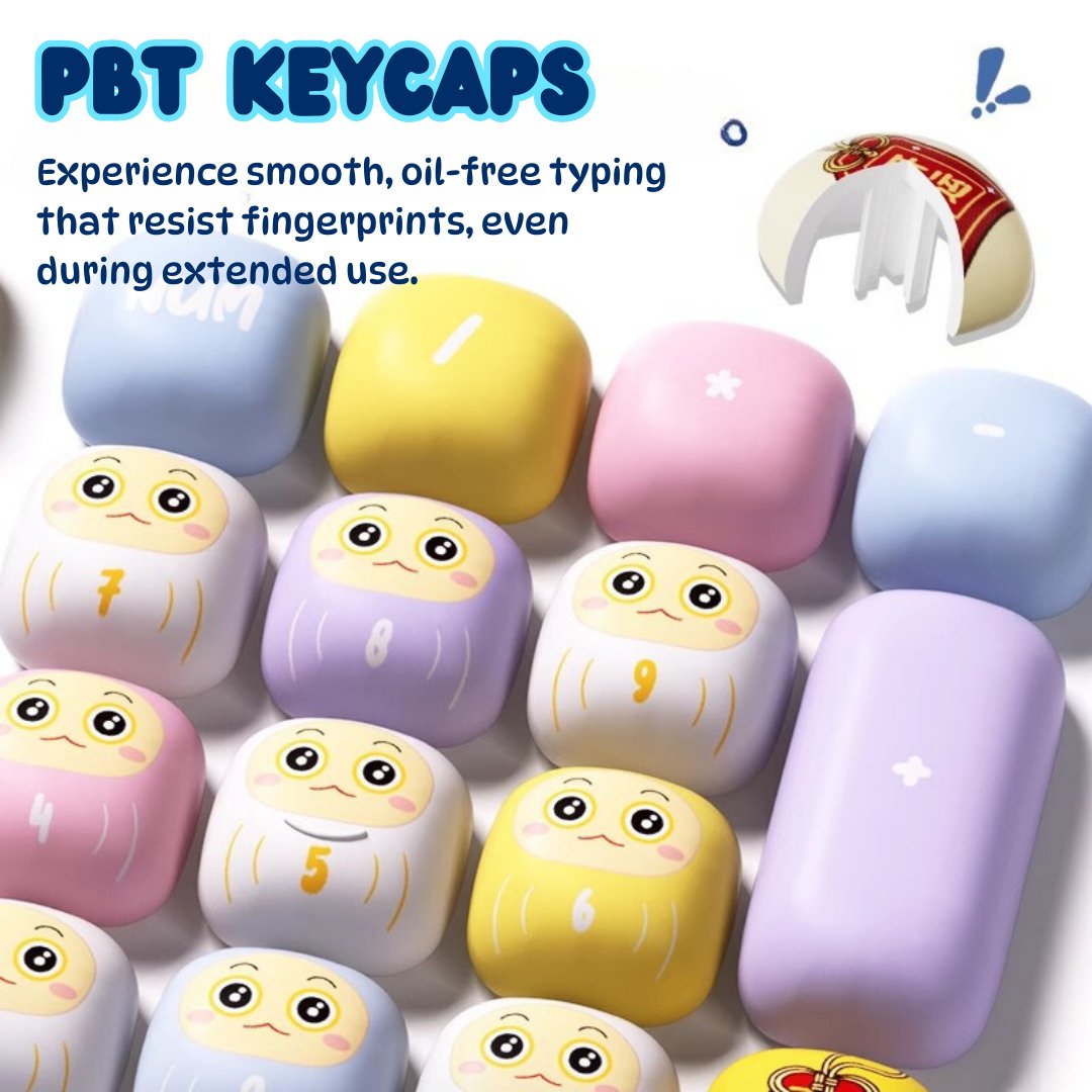 WonderBun Toasted Bread DIY Keycaps Limited Edition - DIYative