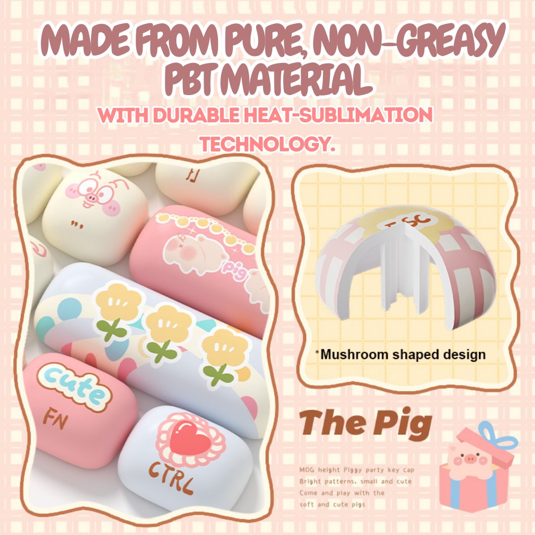 WonderBun Toasted Bread DIY Keycaps Limited Edition - DIYative