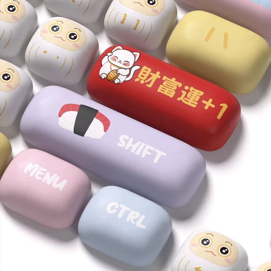 WonderBun Toasted Bread DIY Keycaps Limited Edition - DIYative