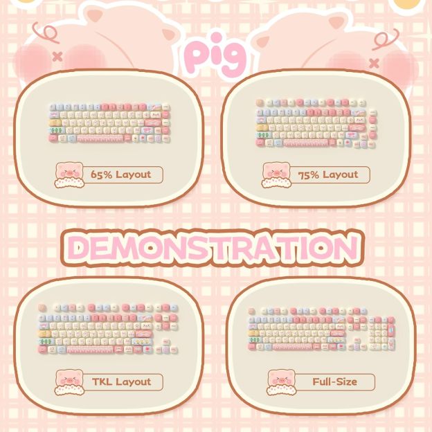 WonderBun Toasted Bread DIY Keycaps Limited Edition - DIYative