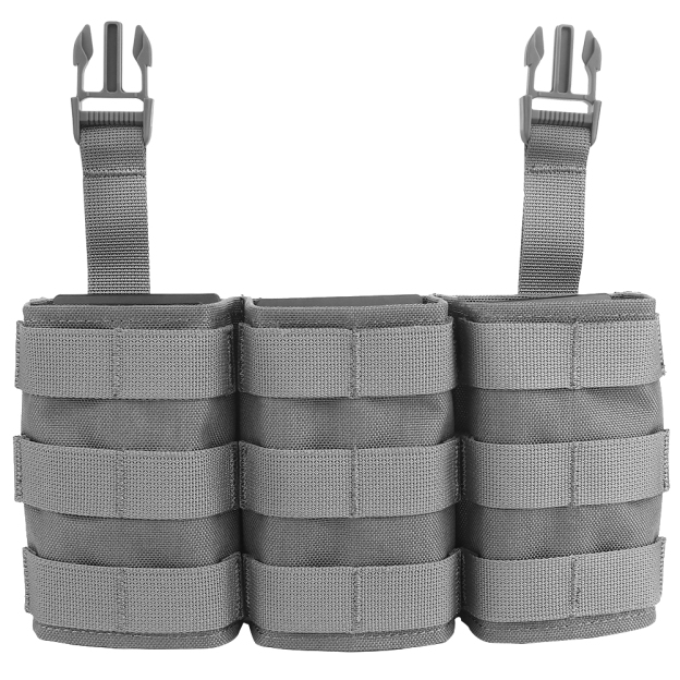 WOSPORT FAST 5.56 TRIPLE MAG POUCH (LONG) FRONT PANEL[WST-MG-F-22]