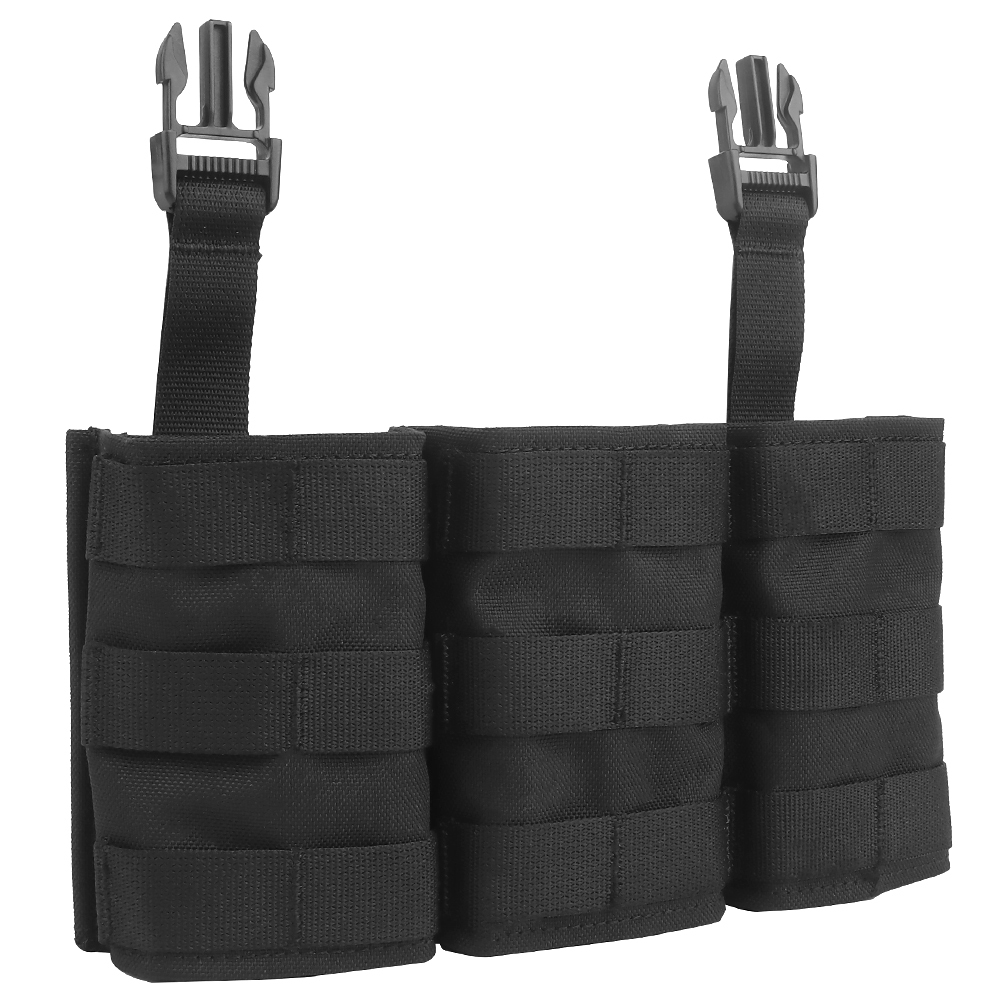 WOSPORT FAST 5.56 TRIPLE MAG POUCH (LONG) FRONT PANEL[WST-MG-F-22]