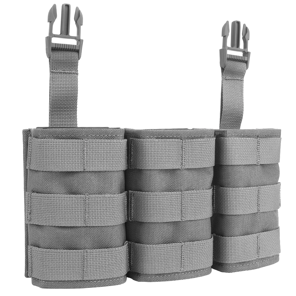 WOSPORT FAST 5.56 TRIPLE MAG POUCH (LONG) FRONT PANEL[WST-MG-F-22]