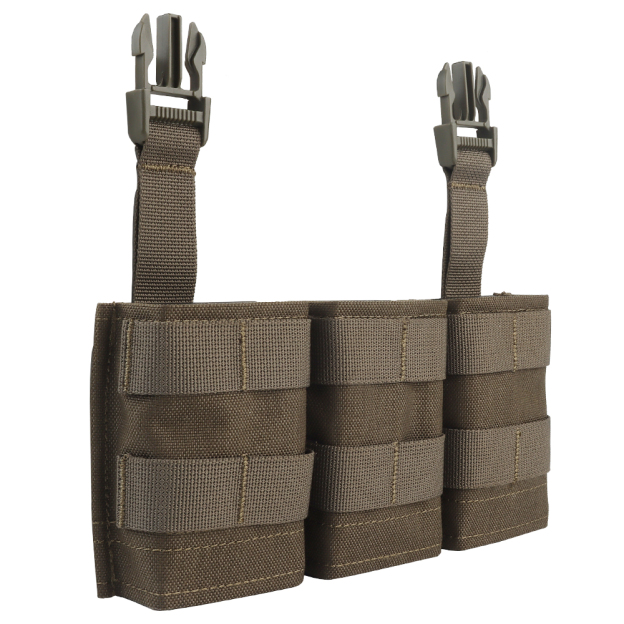 WOSPORT FAST 7.62 TRIPLE MAG POUCH (MEDIUM) FRONT PANEL[WST-MG-F-23]