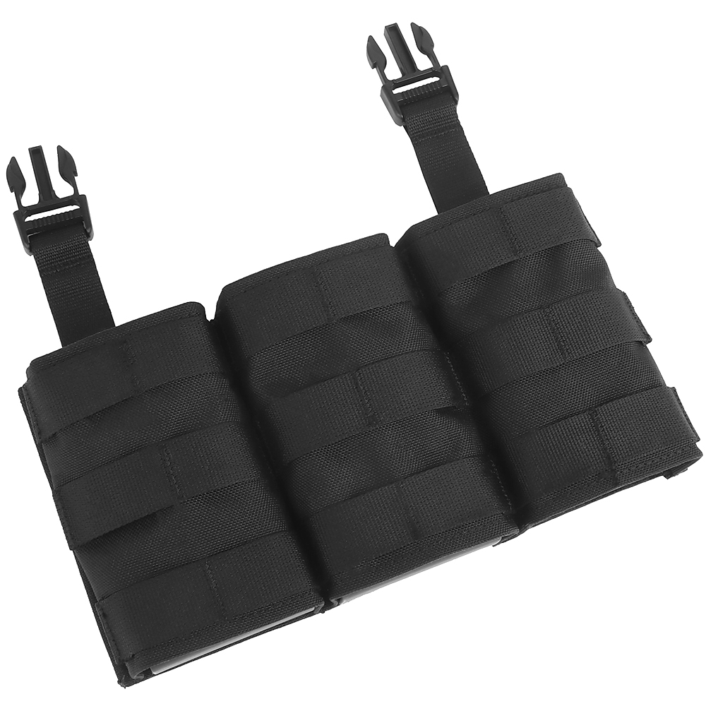 WOSPORT FAST 5.56 TRIPLE MAG POUCH (LONG) FRONT PANEL[WST-MG-F-22]