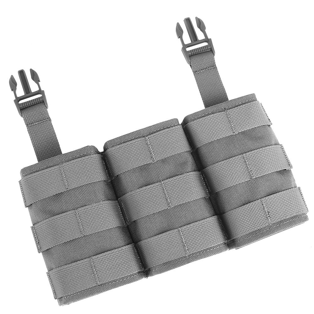 WOSPORT FAST 5.56 TRIPLE MAG POUCH (LONG) FRONT PANEL[WST-MG-F-22]
