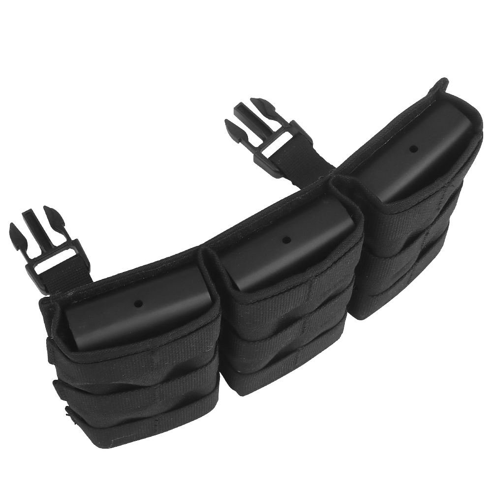 WOSPORT FAST 5.56 TRIPLE MAG POUCH (LONG) FRONT PANEL[WST-MG-F-22]