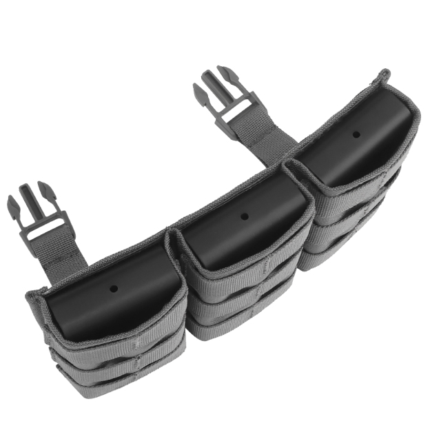 WOSPORT FAST 5.56 TRIPLE MAG POUCH (LONG) FRONT PANEL[WST-MG-F-22]