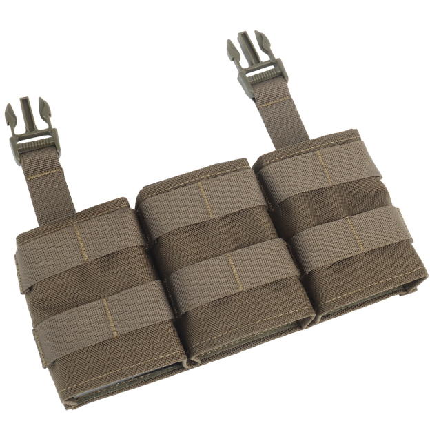 WOSPORT FAST 7.62 TRIPLE MAG POUCH (MEDIUM) FRONT PANEL[WST-MG-F-23]