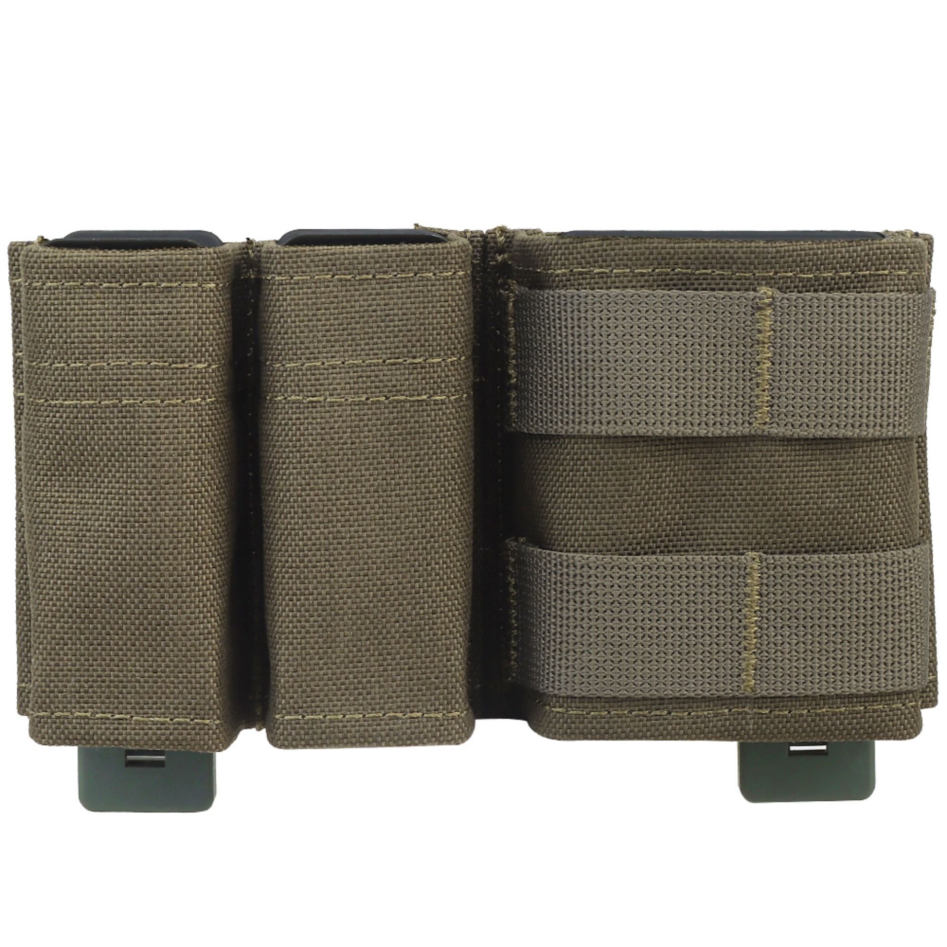 WOSPORT FAST 9MM &5.56 DOUBLE MAG POUCH (SHORT) [WST-MG-F-06]