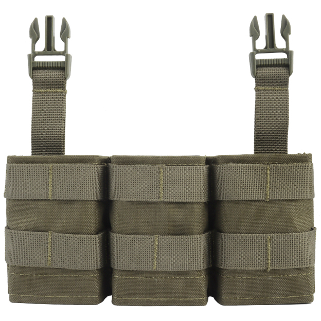 WOSPORT FAST 5.56 TRIPLE MAG POUCH (MEDIUM) FRONT PANEL[WST-MG-F-21]