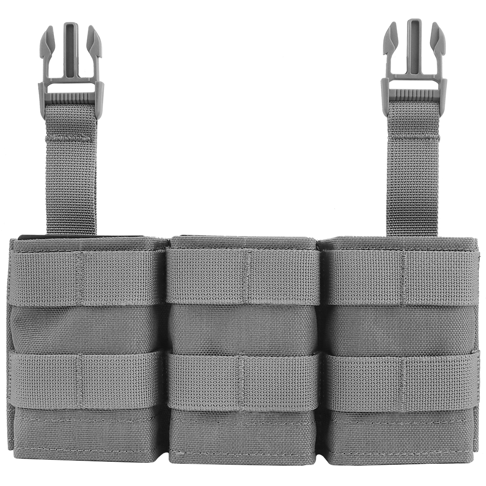 WOSPORT FAST 5.56 TRIPLE MAG POUCH (MEDIUM) FRONT PANEL[WST-MG-F-21]