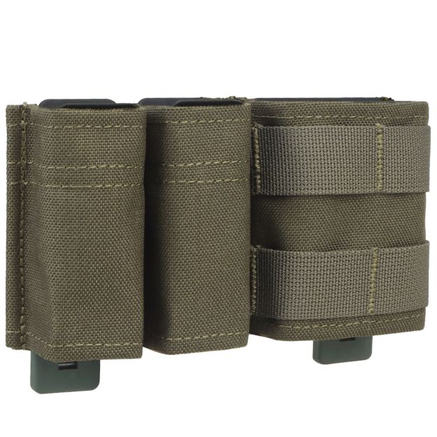 WOSPORT FAST 9MM &5.56 DOUBLE MAG POUCH (SHORT) [WST-MG-F-06]