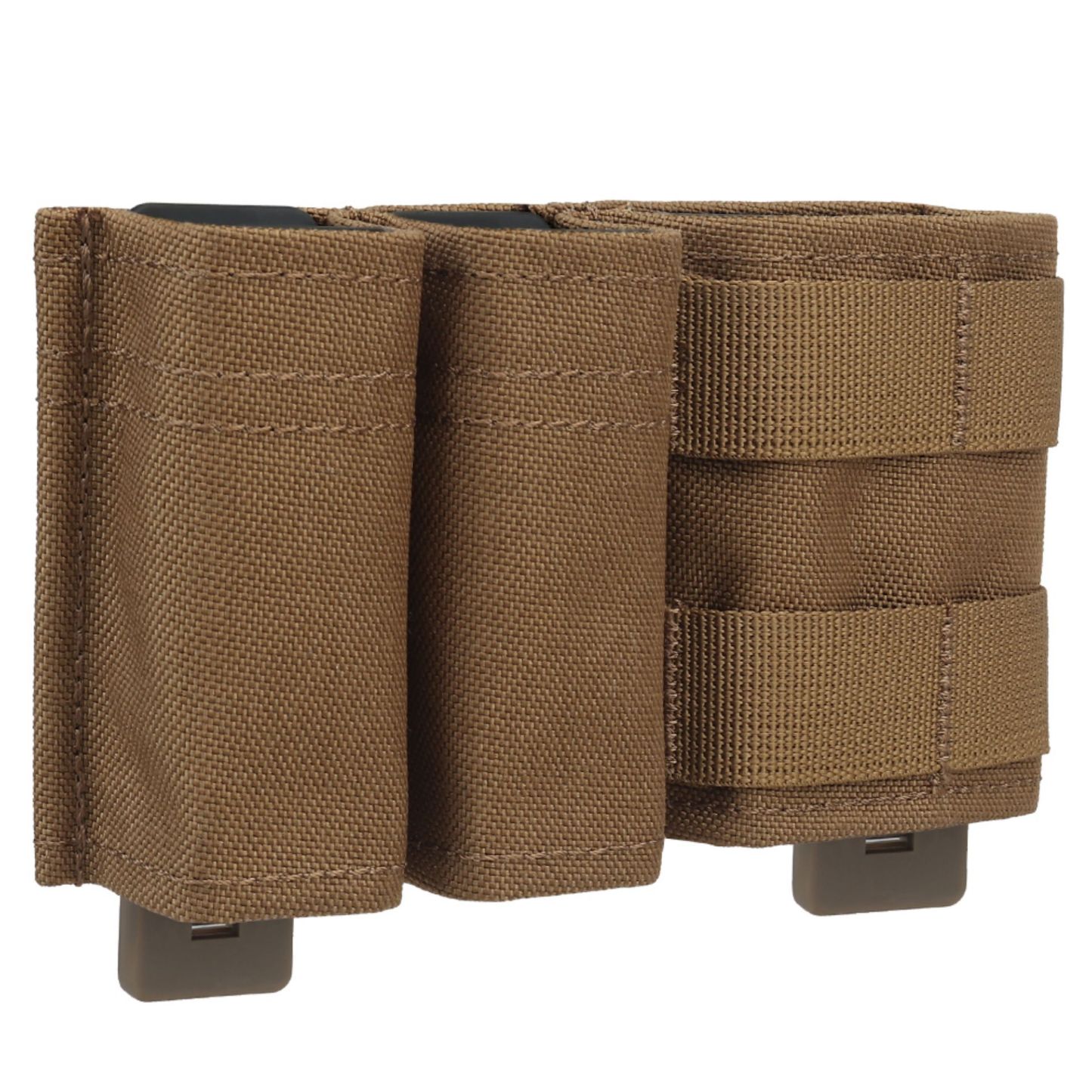 WOSPORT FAST 9MM &5.56 DOUBLE MAG POUCH (SHORT) [WST-MG-F-06]