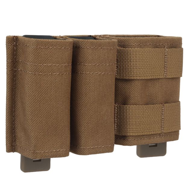 WOSPORT FAST 9MM &5.56 DOUBLE MAG POUCH (SHORT) [WST-MG-F-06]