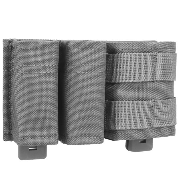 WOSPORT FAST 9MM &5.56 DOUBLE MAG POUCH (SHORT) [WST-MG-F-06]