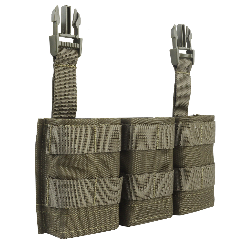 WOSPORT FAST 5.56 TRIPLE MAG POUCH (MEDIUM) FRONT PANEL[WST-MG-F-21]