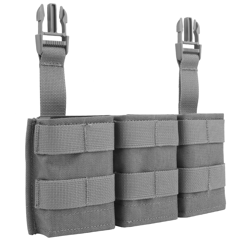 WOSPORT FAST 5.56 TRIPLE MAG POUCH (MEDIUM) FRONT PANEL[WST-MG-F-21]
