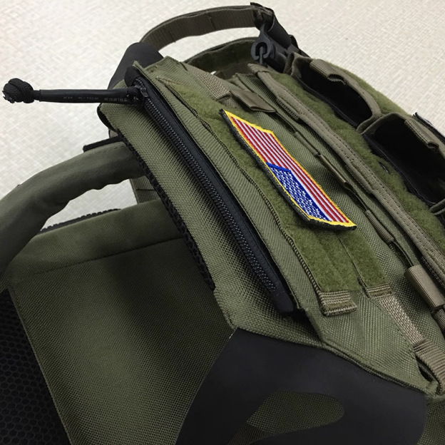 TWINFALCONS PLATE CARRIER ZIPPER  CLOSURE[TW-OT11]