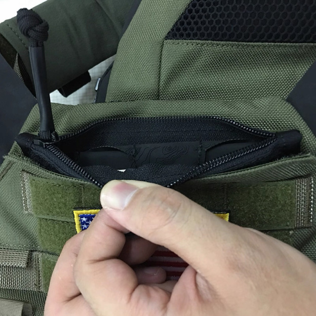 TWINFALCONS PLATE CARRIER ZIPPER  CLOSURE[TW-OT11]