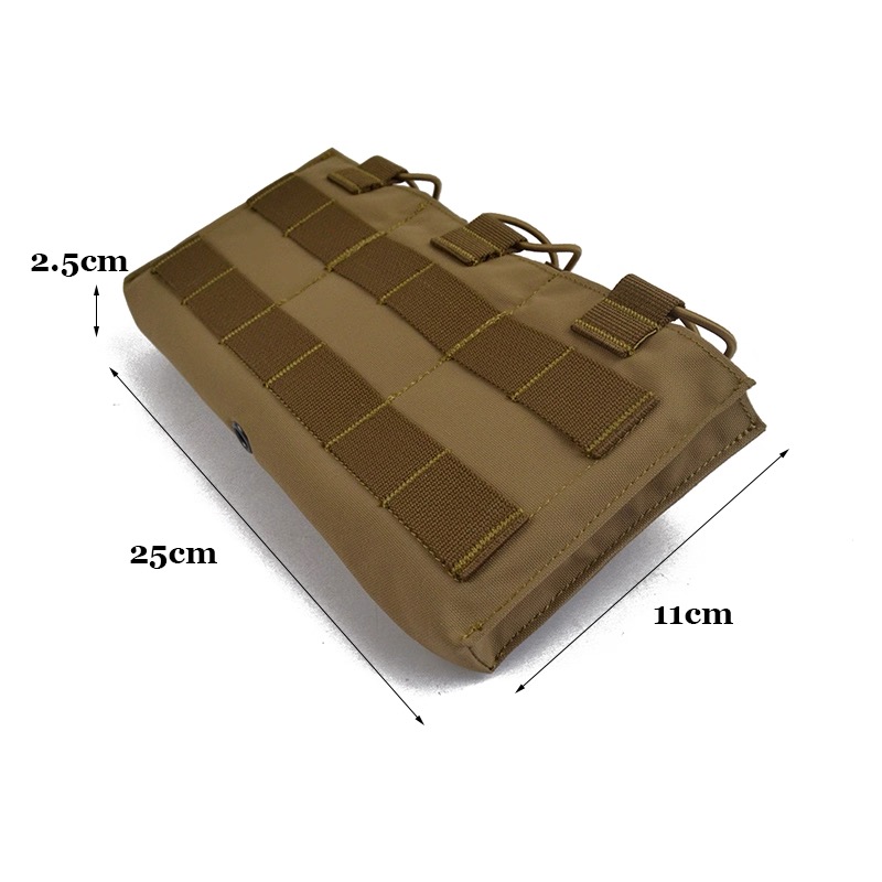 TWINFALCONS TRIPLE 7.62 OPEN TOP RIFLE MAG POUCH[TW-M060]