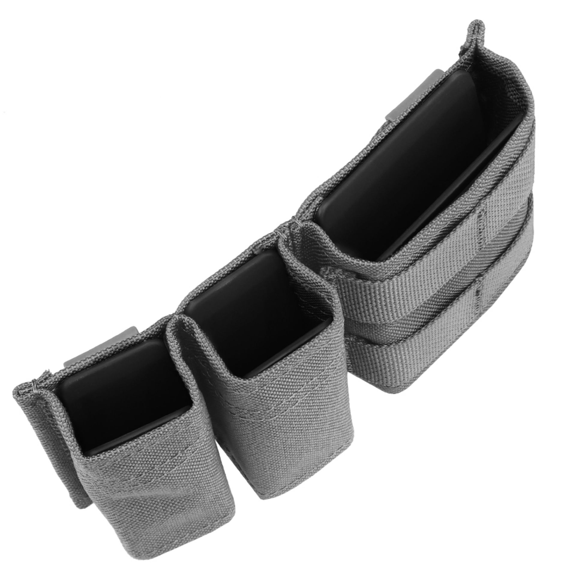 WOSPORT FAST 9MM &5.56 DOUBLE MAG POUCH (SHORT) [WST-MG-F-06]