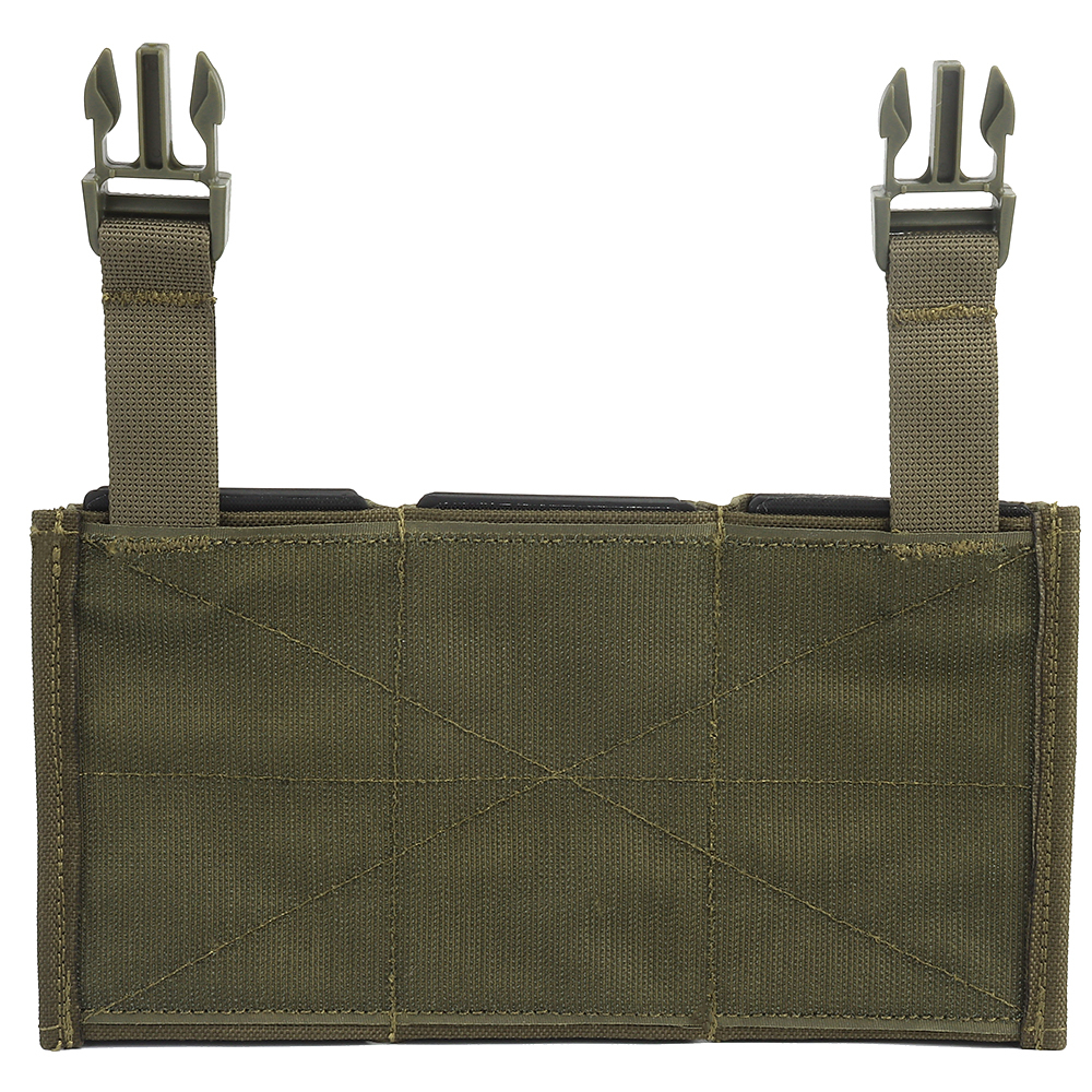 WOSPORT FAST 7.62 TRIPLE MAG POUCH (LONG) FRONT PANEL[WST-MG-F-24]