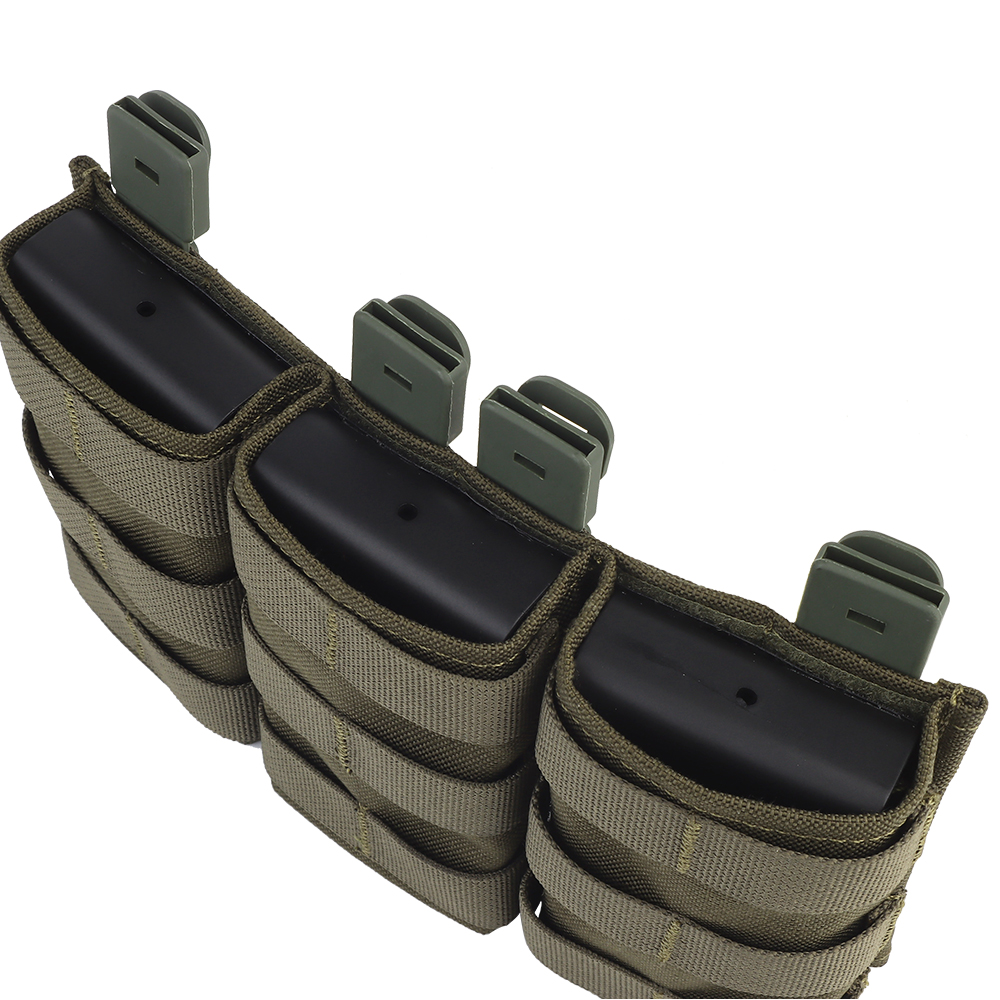 WOSPORT FAST 5.56 TRIPLE MAG POUCH (LONG) [WST-MG-F-14]