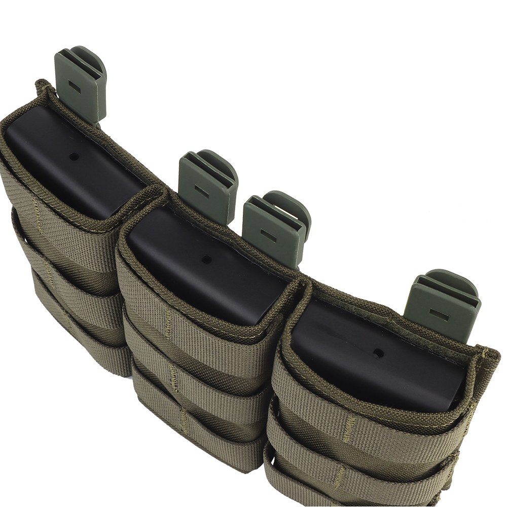 WOSPORT FAST 5.56 TRIPLE MAG POUCH (LONG) [WST-MG-F-14]