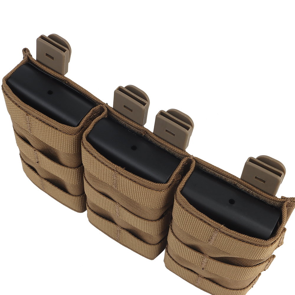 WOSPORT FAST 5.56 TRIPLE MAG POUCH (LONG) [WST-MG-F-14]
