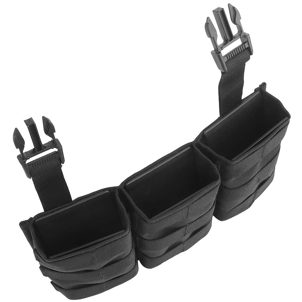 WOSPORT FAST 7.62 TRIPLE MAG POUCH (LONG) FRONT PANEL[WST-MG-F-24]