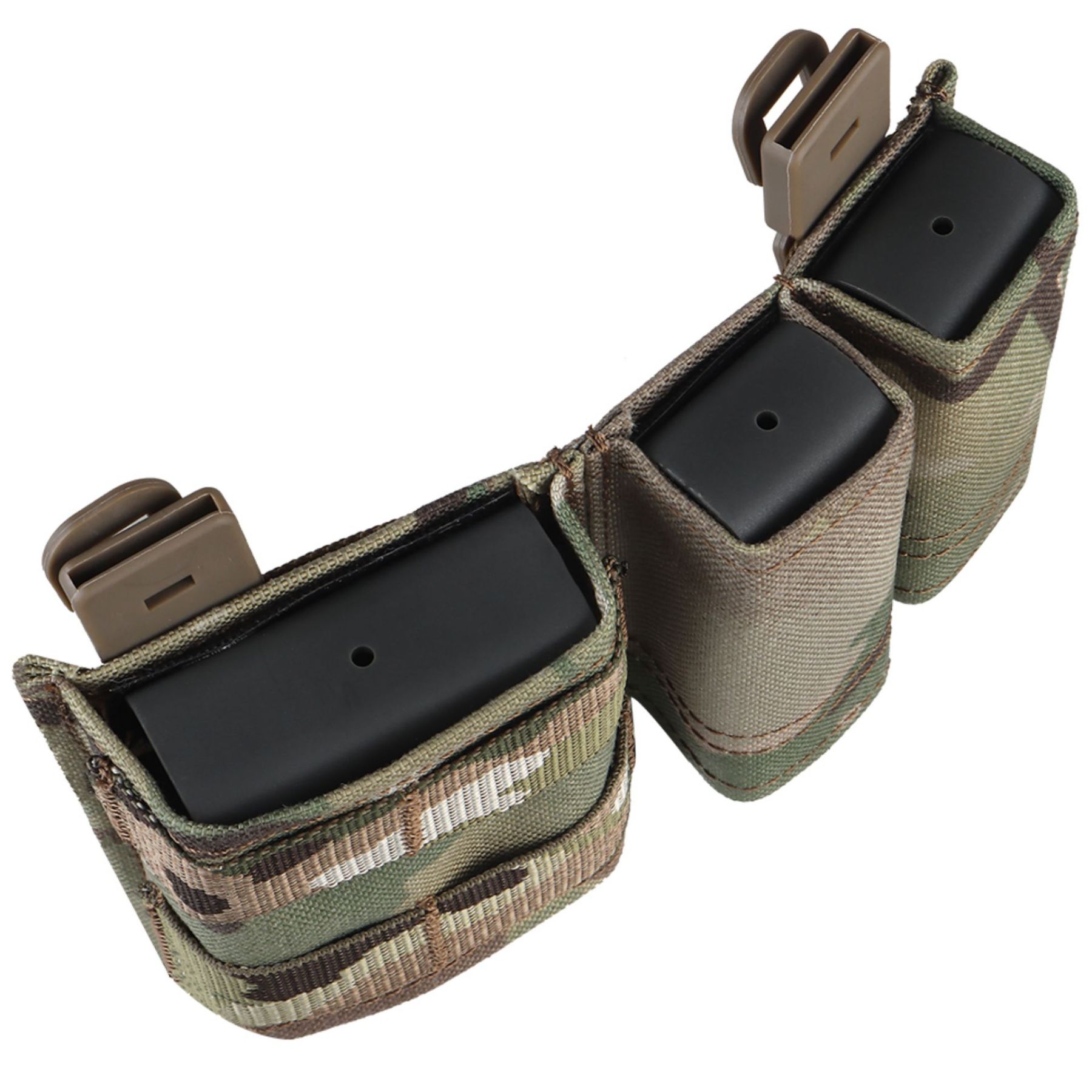 WOSPORT FAST 9MM &5.56 DOUBLE MAG POUCH (SHORT) [WST-MG-F-06]