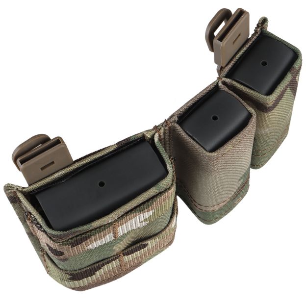 WOSPORT FAST 9MM &5.56 DOUBLE MAG POUCH (SHORT) [WST-MG-F-06]