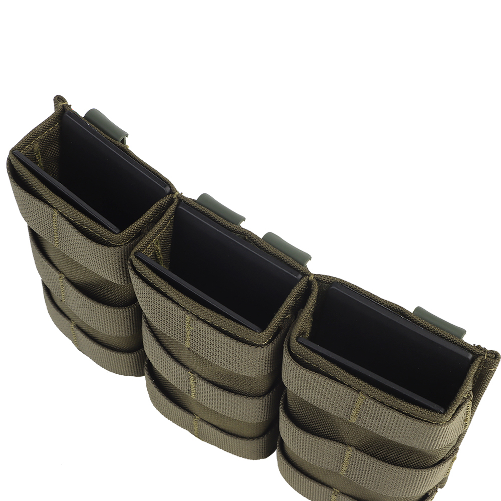 WOSPORT FAST 5.56 TRIPLE MAG POUCH (LONG) [WST-MG-F-14]