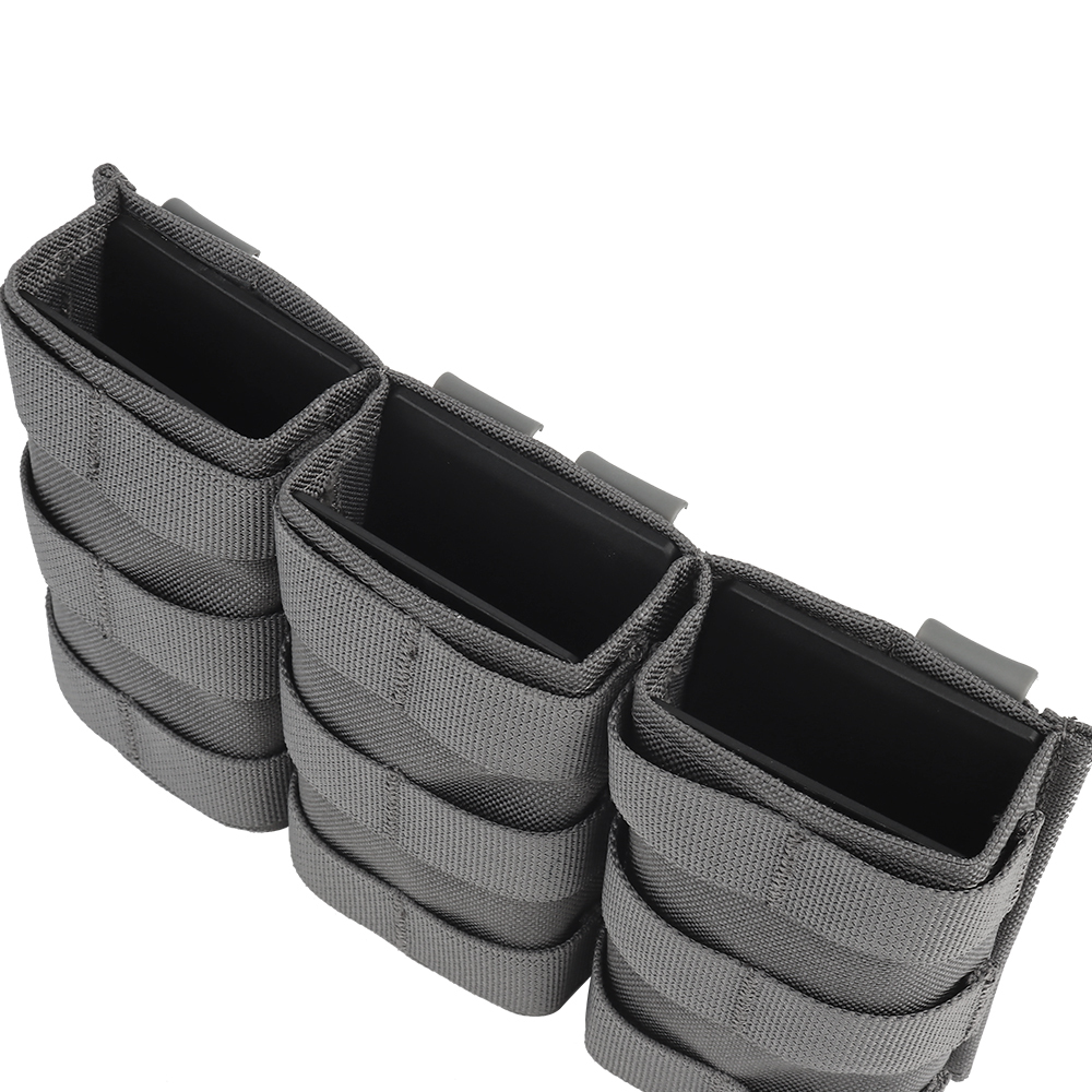 WOSPORT FAST 5.56 TRIPLE MAG POUCH (LONG) [WST-MG-F-14]