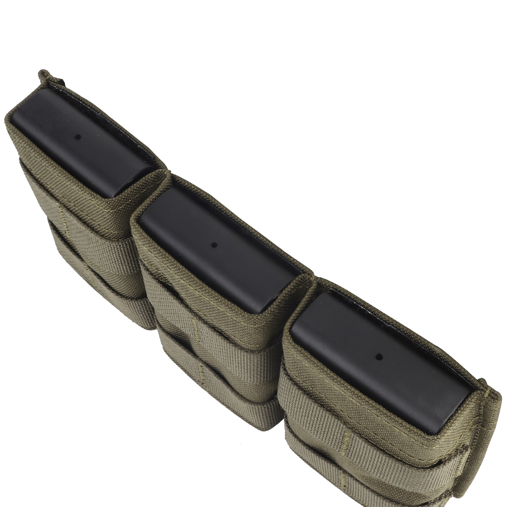 WOSPORT FAST 5.56 TRIPLE MAG POUCH (MEDIUM) FRONT PANEL[WST-MG-F-21]
