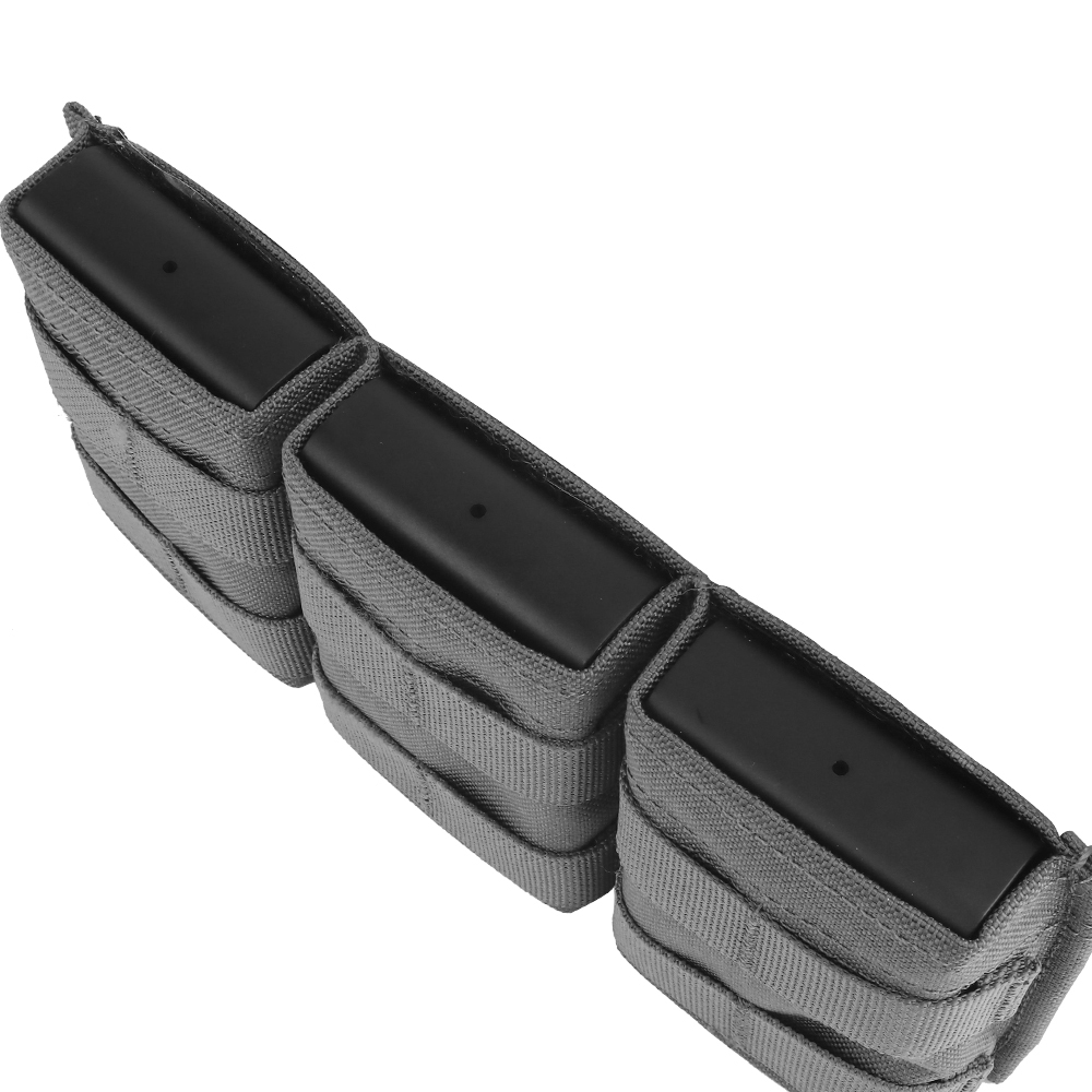 WOSPORT FAST 5.56 TRIPLE MAG POUCH (MEDIUM) FRONT PANEL[WST-MG-F-21]