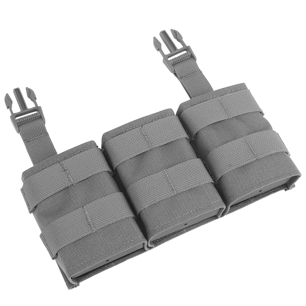 WOSPORT FAST 5.56 TRIPLE MAG POUCH (MEDIUM) FRONT PANEL[WST-MG-F-21]