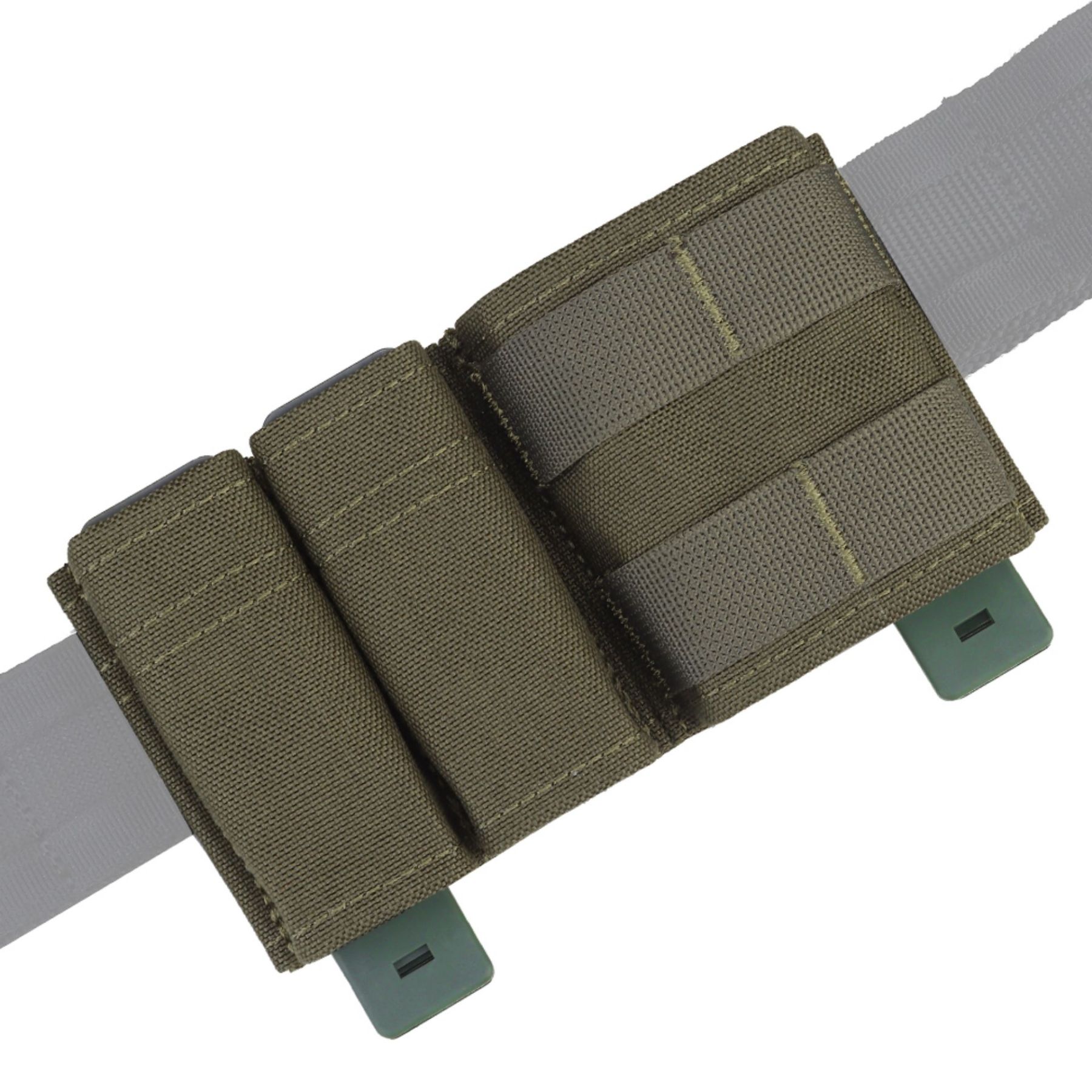 WOSPORT FAST 9MM &5.56 DOUBLE MAG POUCH (SHORT) [WST-MG-F-06]