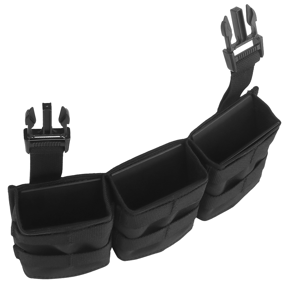 WOSPORT FAST 7.62 TRIPLE MAG POUCH (MEDIUM) FRONT PANEL[WST-MG-F-23]