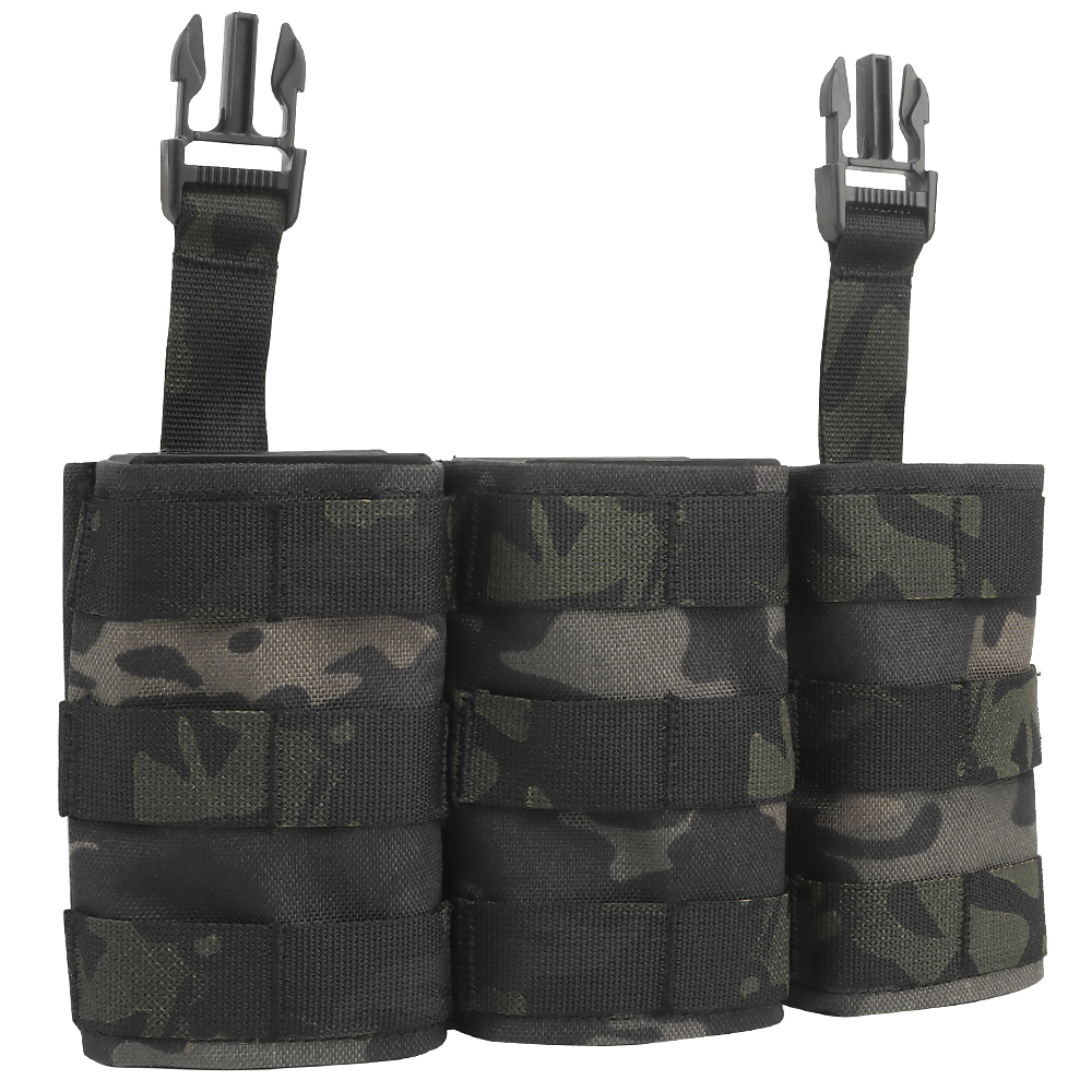 WOSPORT FAST 5.56 TRIPLE MAG POUCH (LONG) FRONT PANEL[WST-MG-F-22]