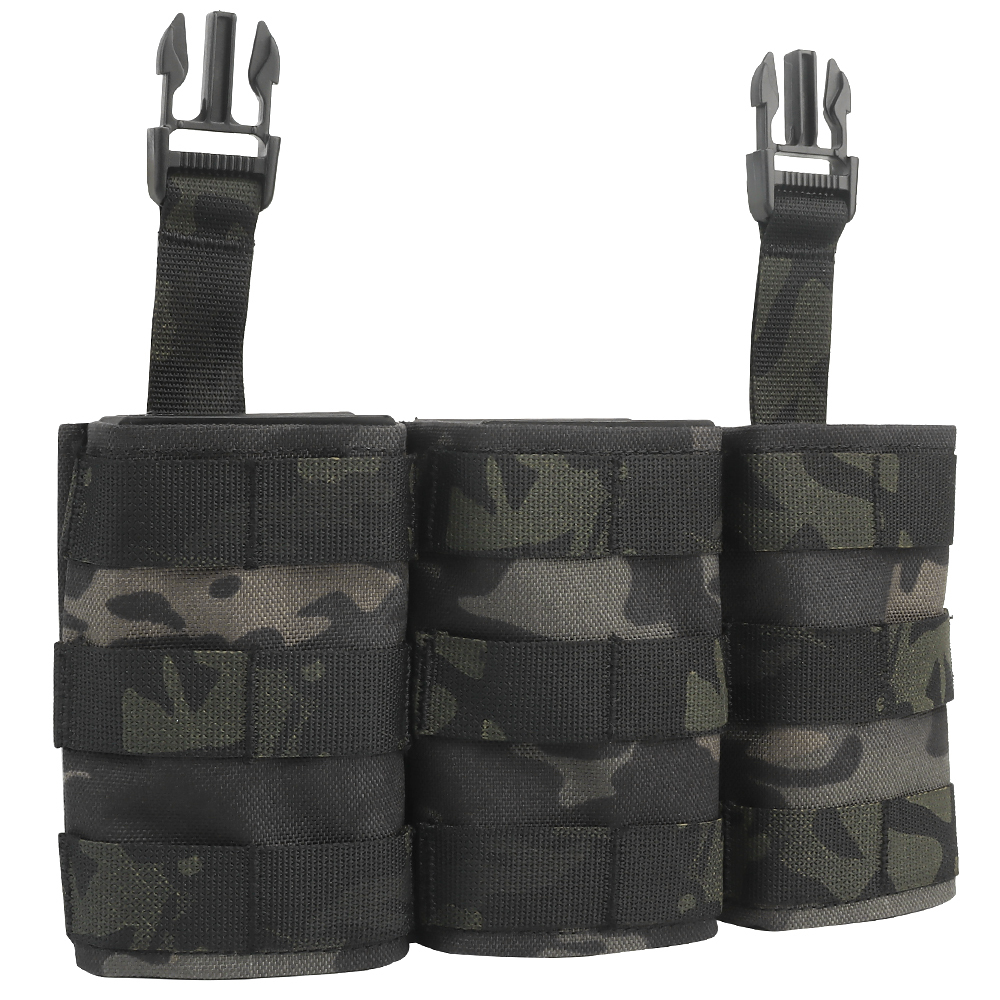 WOSPORT FAST 5.56 TRIPLE MAG POUCH (LONG) FRONT PANEL[WST-MG-F-22]