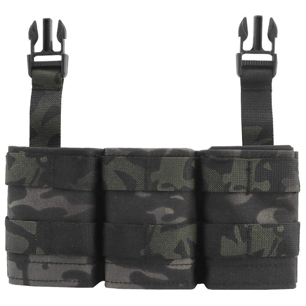 WOSPORT FAST 5.56 TRIPLE MAG POUCH (MEDIUM) FRONT PANEL[WST-MG-F-21]