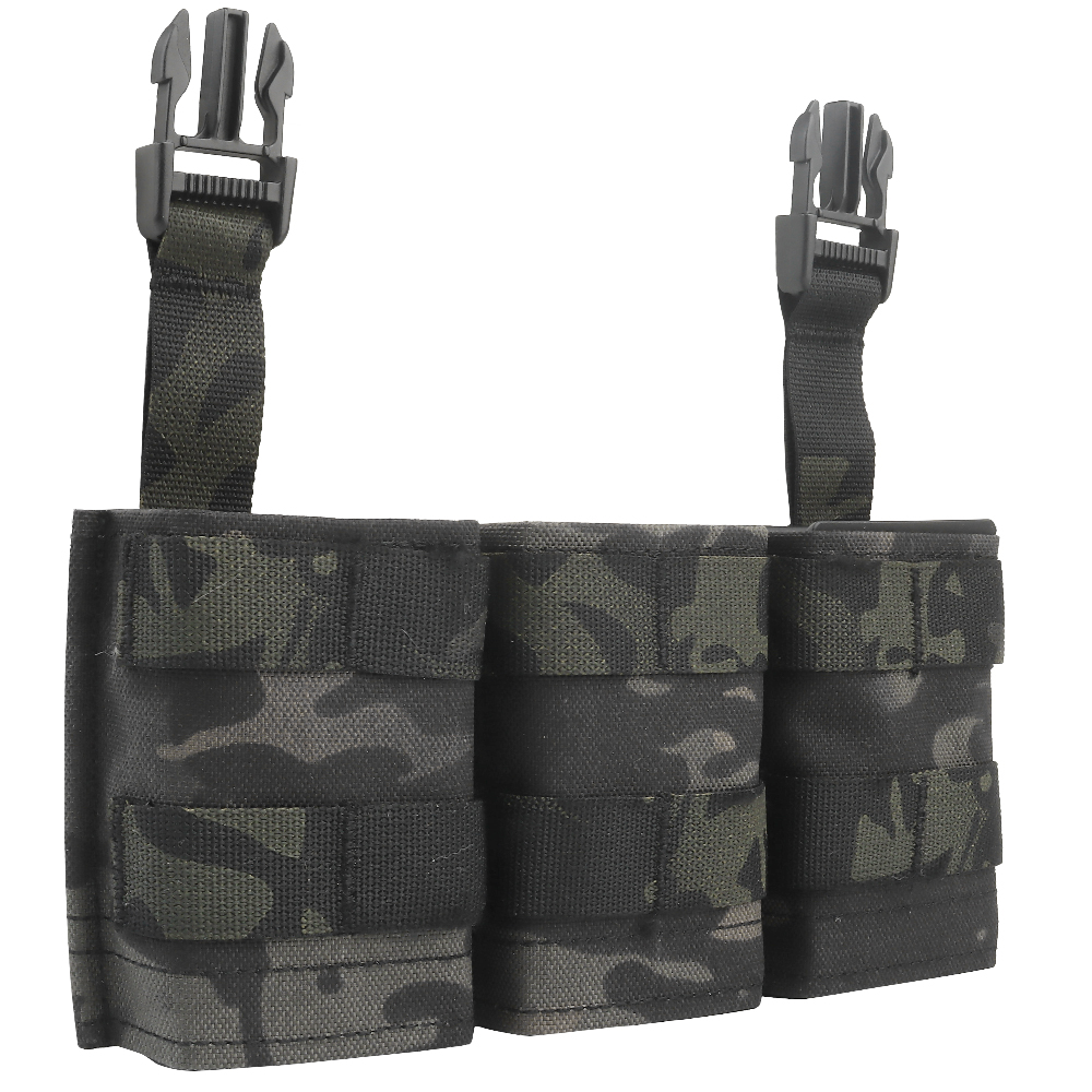 WOSPORT FAST 5.56 TRIPLE MAG POUCH (MEDIUM) FRONT PANEL[WST-MG-F-21]