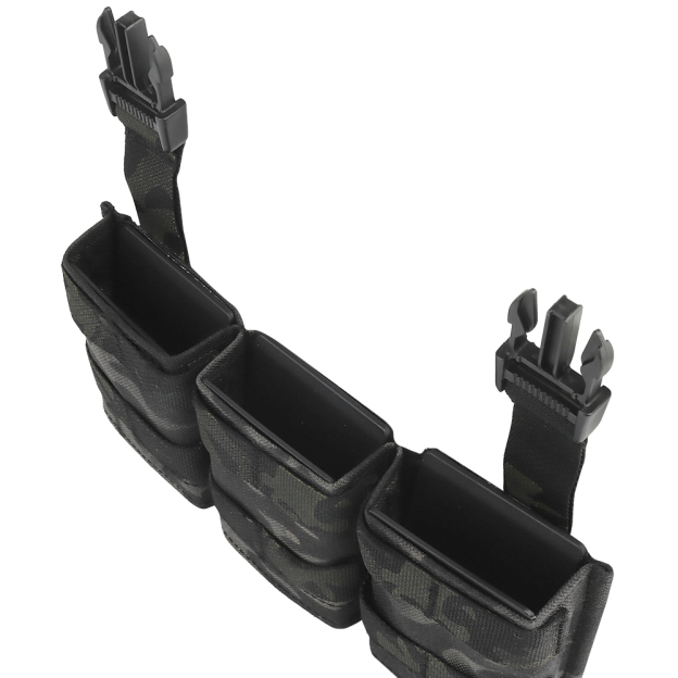 WOSPORT FAST 5.56 TRIPLE MAG POUCH (MEDIUM) FRONT PANEL[WST-MG-F-21]